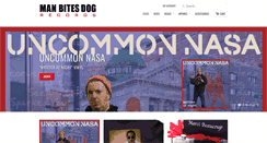 Desktop Screenshot of manbitesdogrecords.com